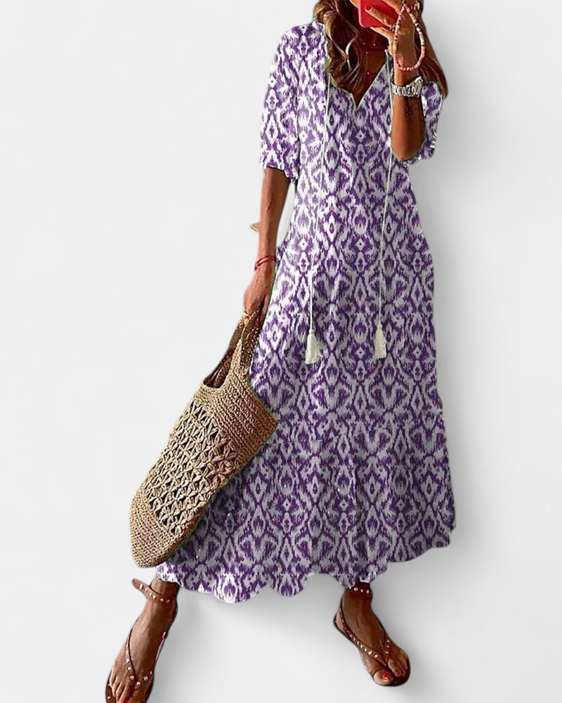 CASSIA | Boho Tummy Coverage Dress