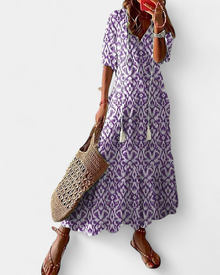 CASSIA | Boho Tummy Coverage Dress