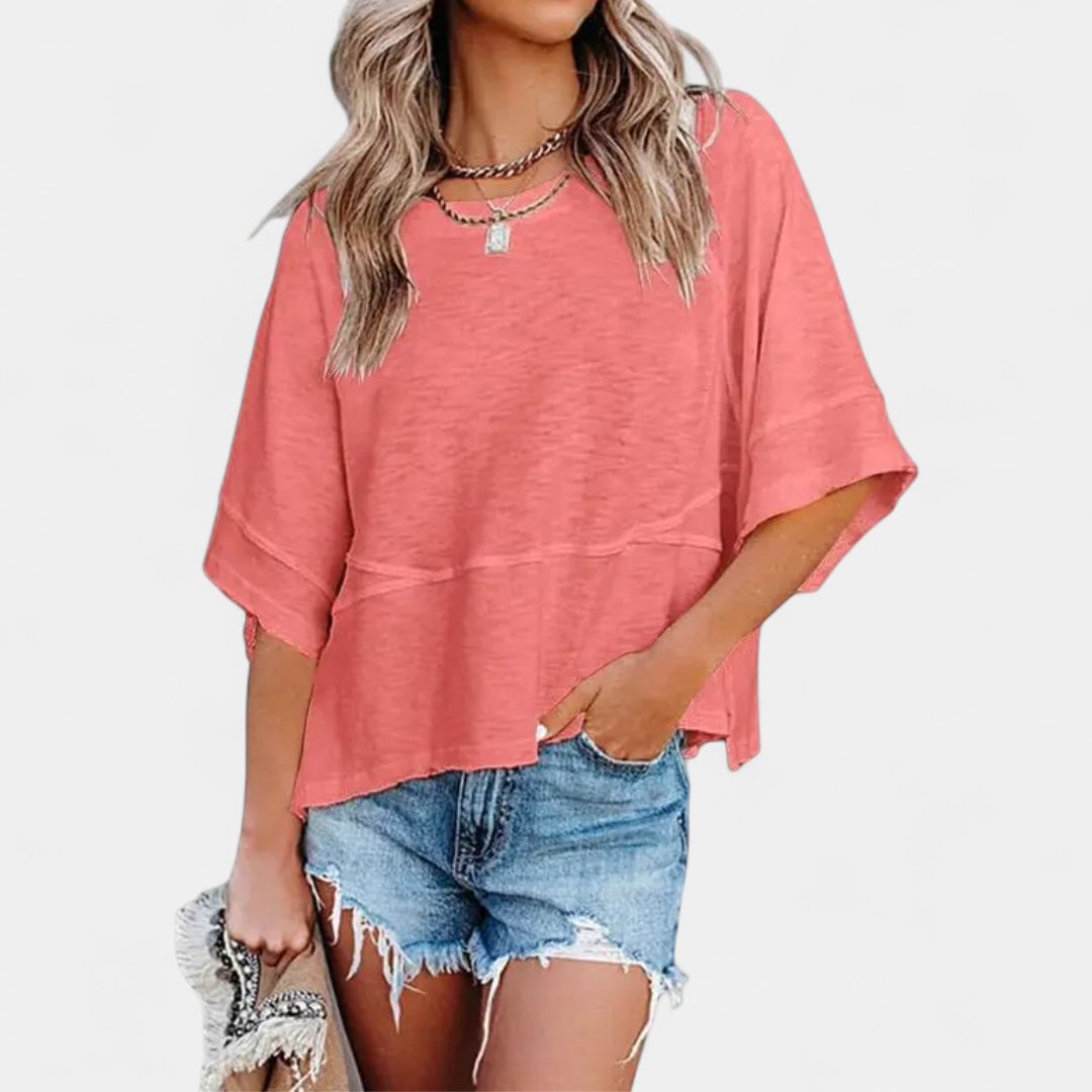 BLOSSOM | Relaxed Flare Sleeve Blouse