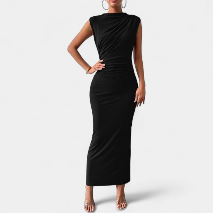 MELODY | Elegant Bodycon Dress with Back Slit for Cocktail Parties