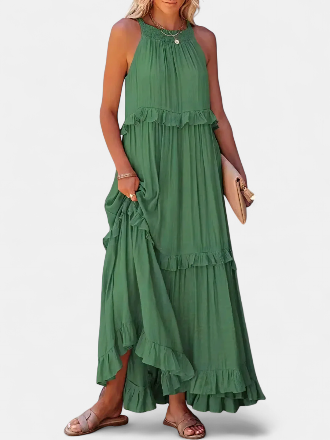 CHERRY | Flow & Flutter Maxi Dress