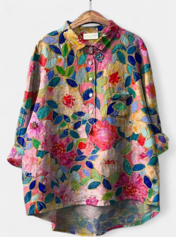 CAITLIN | Classic Floral Blouse