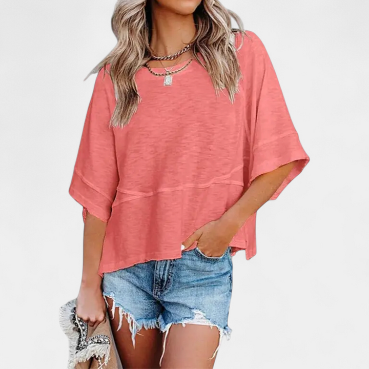 BLOSSOM | Relaxed Flare Sleeve Blouse