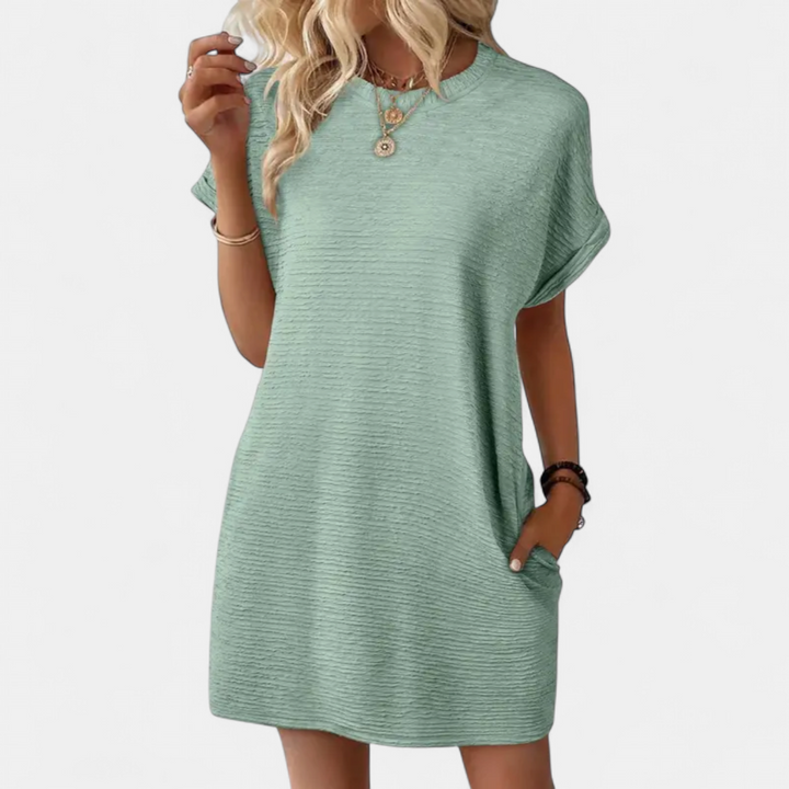 PAVIA | Relaxed Pocket Mini Dress