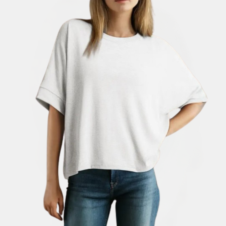 Women's Oversized Short Sleeve Dropped Shoulder T Shirt