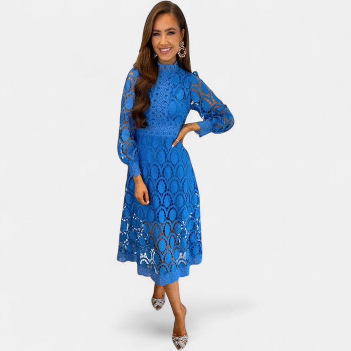 NOA | Delicate Lace Midi Dress