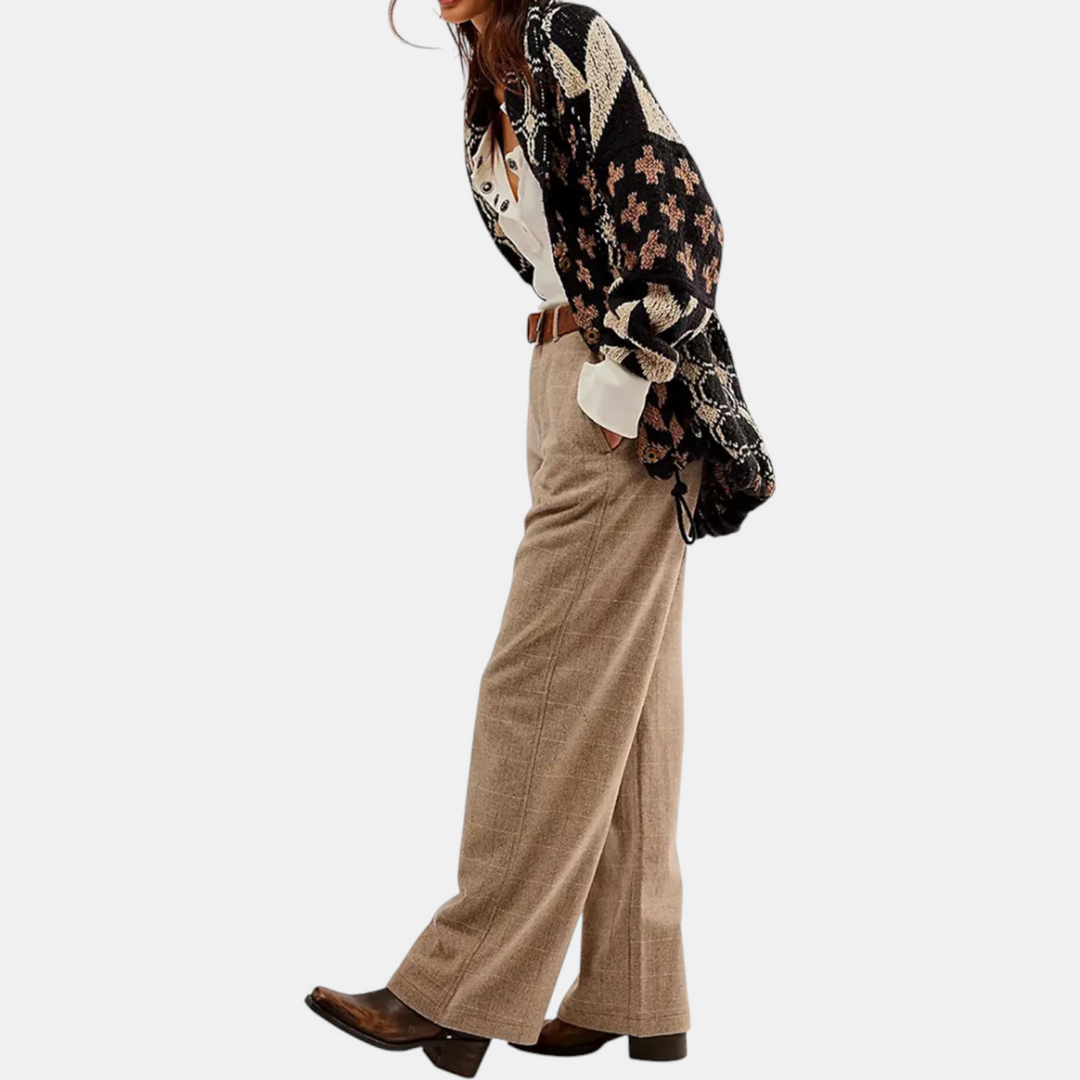 Women's Oversized Button Front Knit Cardigan Sweater