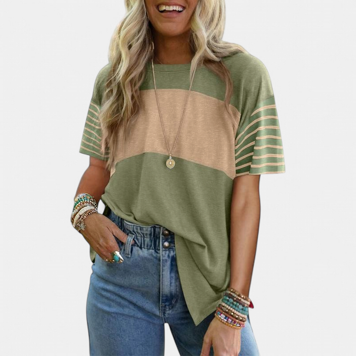 LENIX | Everyday Breathable Stripe Crewneck