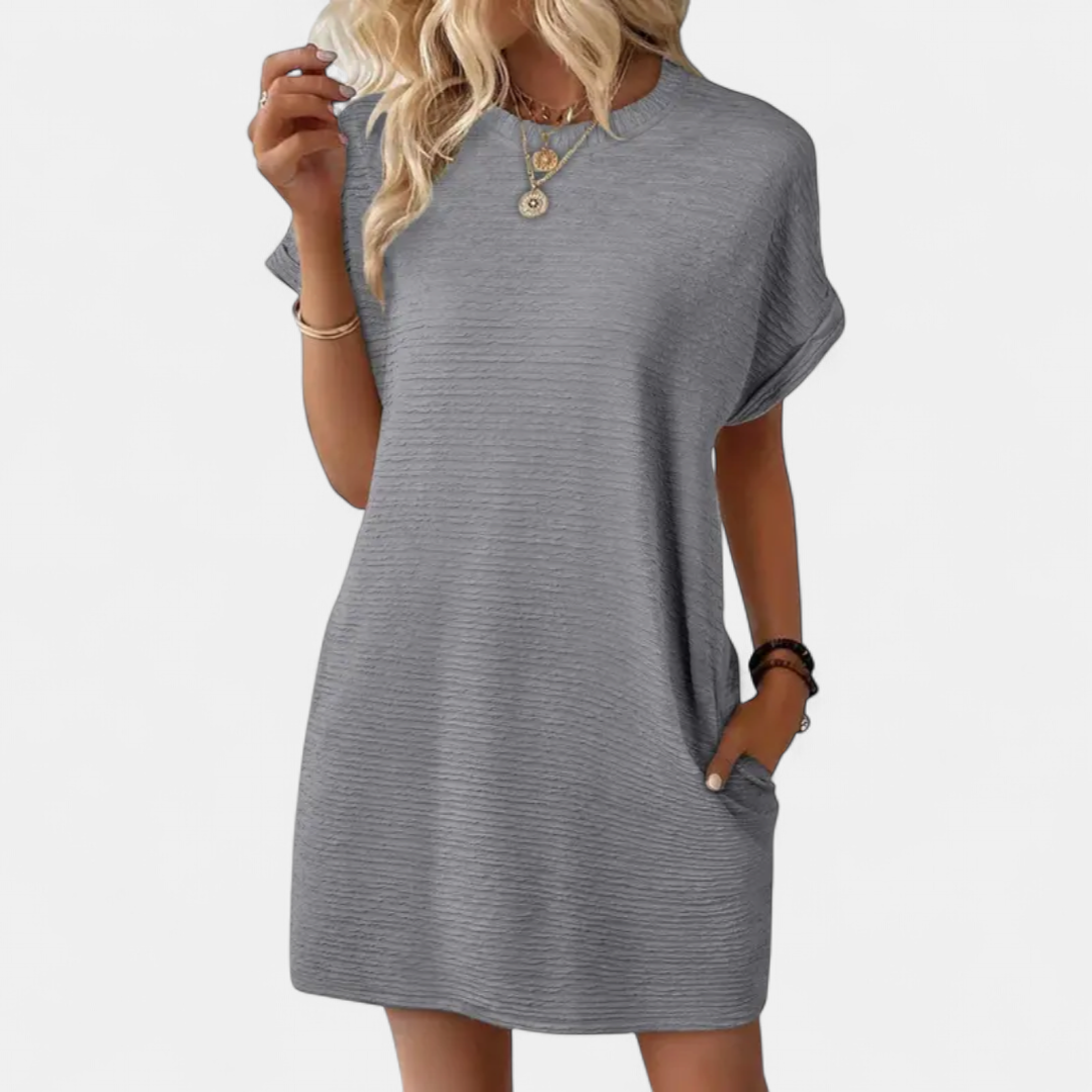 PAVIA | Relaxed Pocket Mini Dress