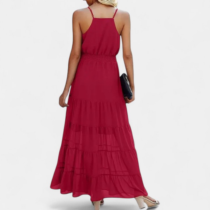 LUANA | Sleeveless V-Neck Maxi Dress