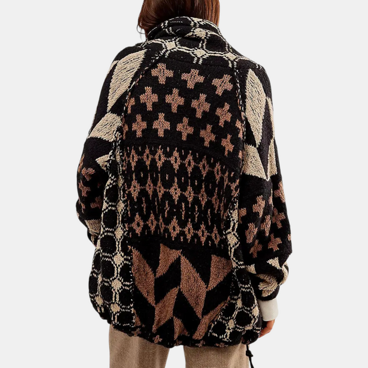 Women's Oversized Button Front Knit Cardigan Sweater