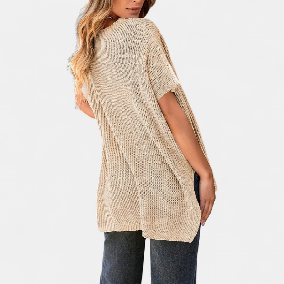 JOELLE™ – Relaxed Knit Pullover Tee