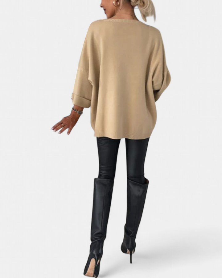 LOTTIE | Cosy Buttoned Pullover