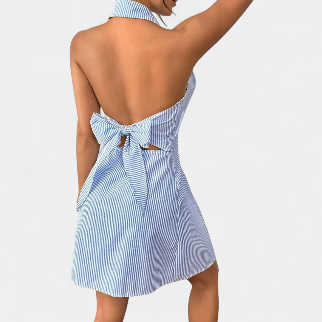 ISADORA | Tied Bow-Back Vacation Dress