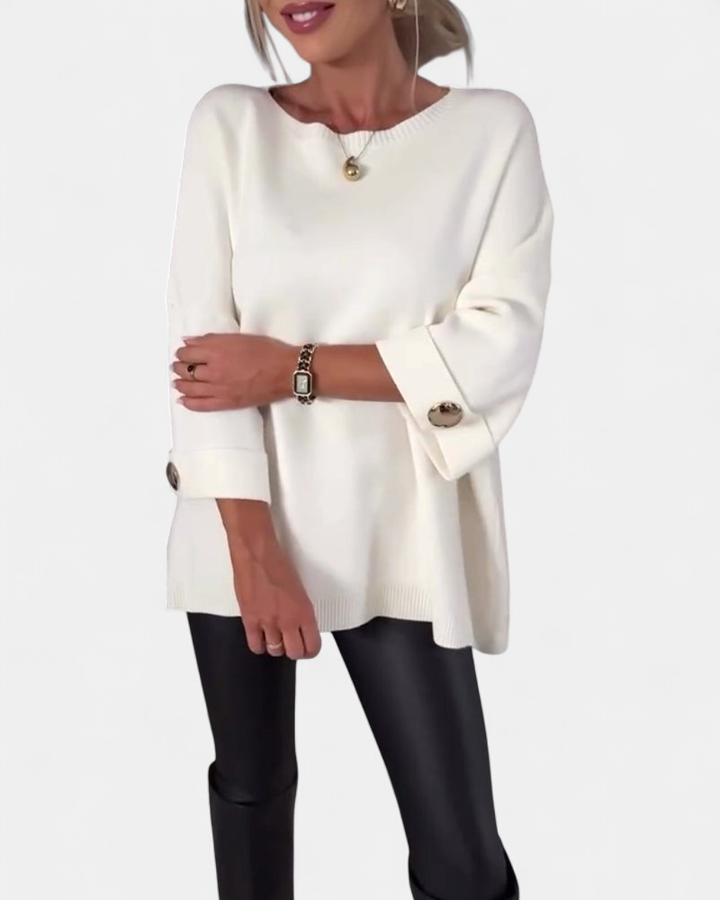 LOTTIE | Cosy Buttoned Pullover