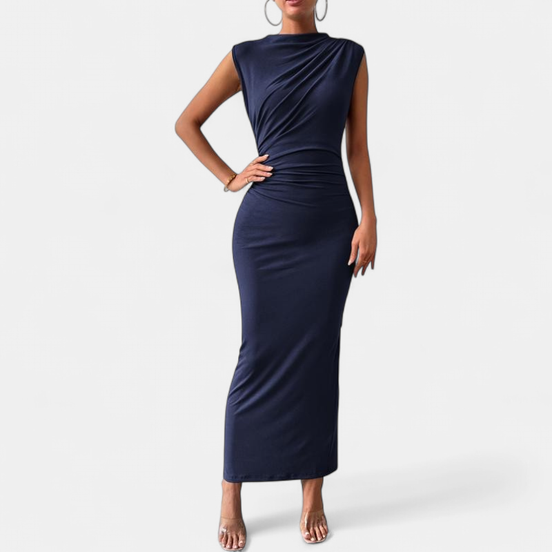 MELODY | Elegant Bodycon Dress with Back Slit for Cocktail Parties