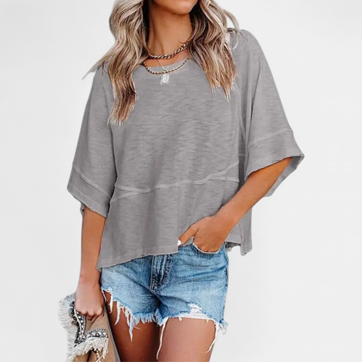 BLOSSOM | Relaxed Flare Sleeve Blouse