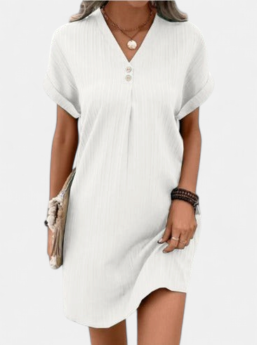 CHLOE | Classic V-Neck Dress