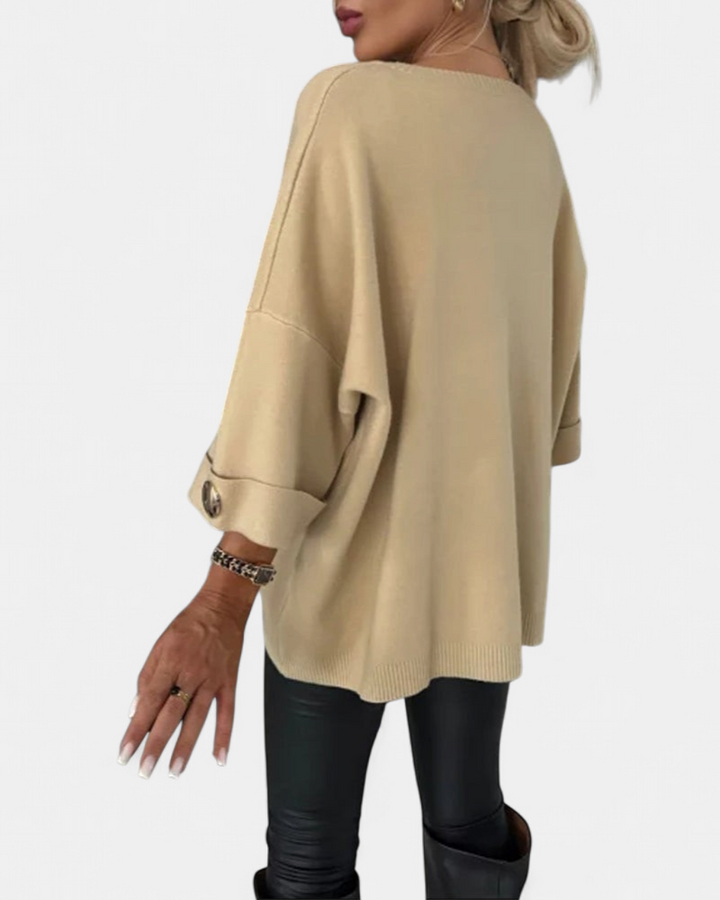 LOTTIE | Cosy Buttoned Pullover