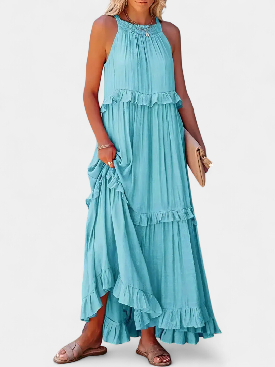 CHERRY | Flow & Flutter Maxi Dress