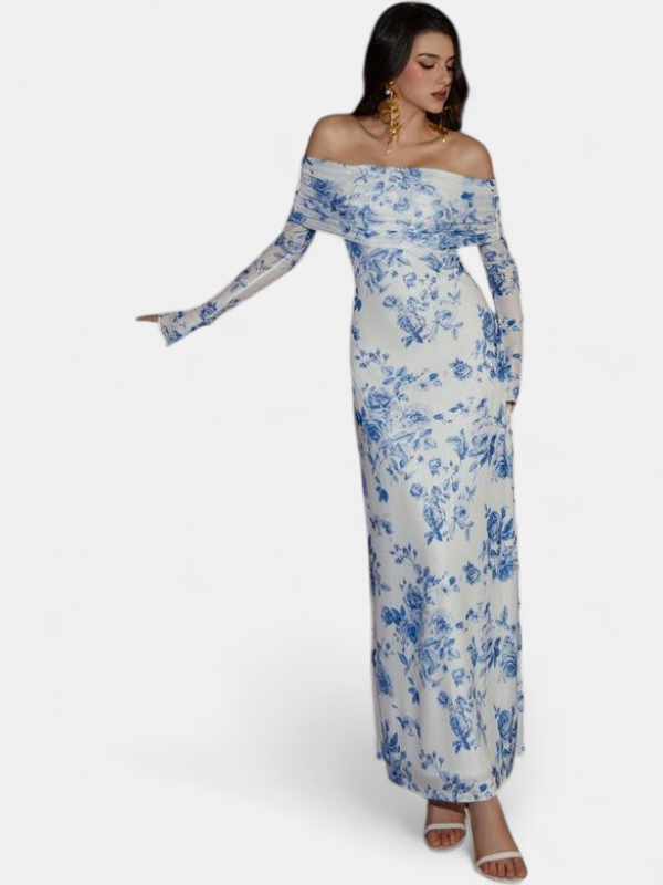 THEA | Off The Shoulder Ruched Sequin Bodycon Dress for Parties