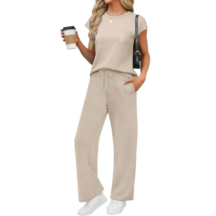HARLIE | Relaxed Cap Sleeve Lounge Set