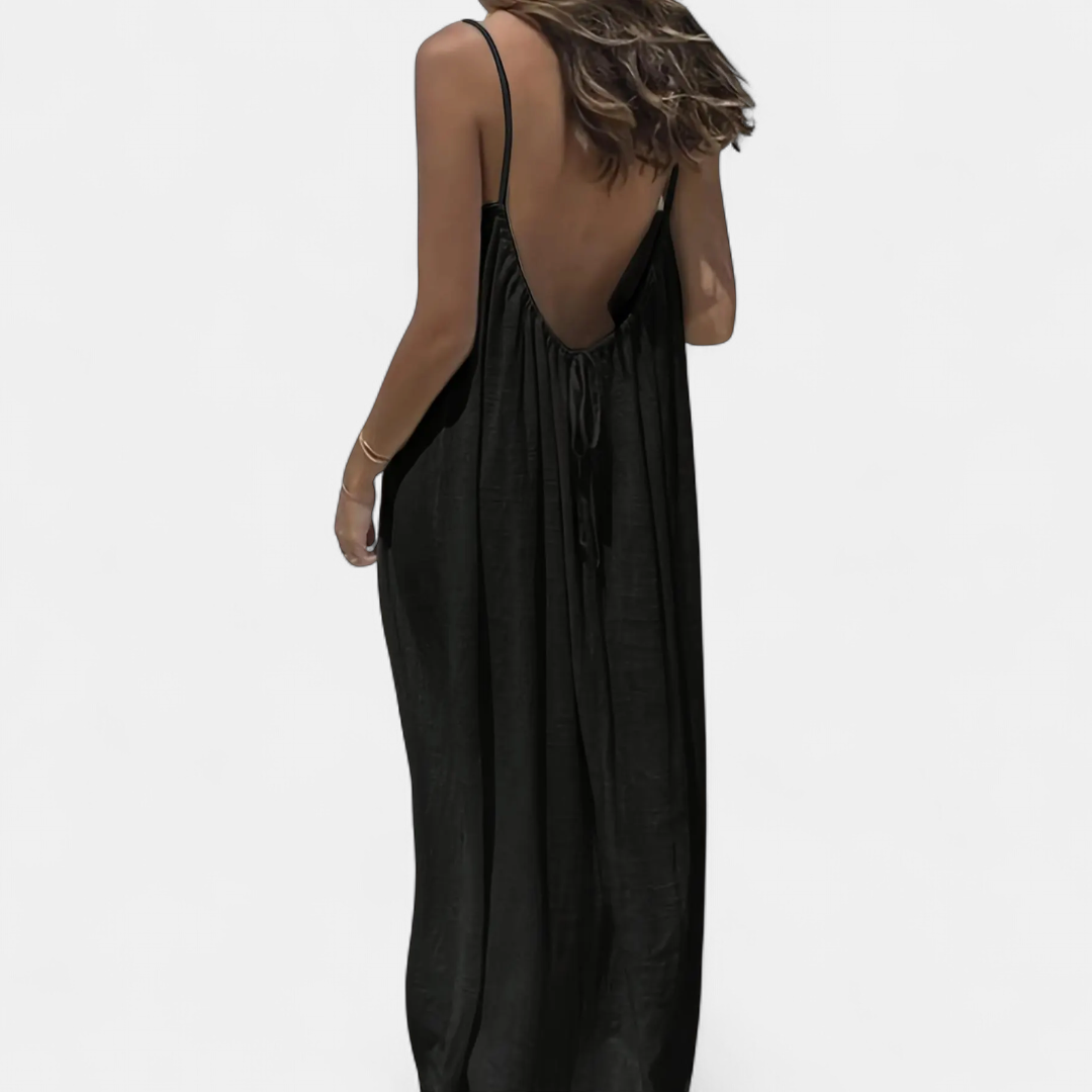 THESSALY | Breezy Boho Spaghetti Strap Dress