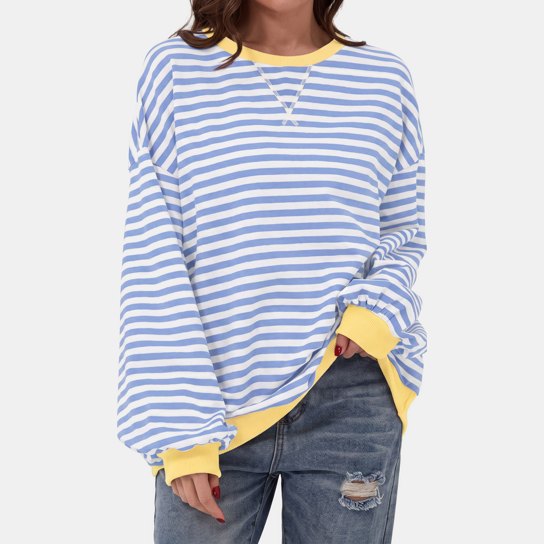 Blue Beige White