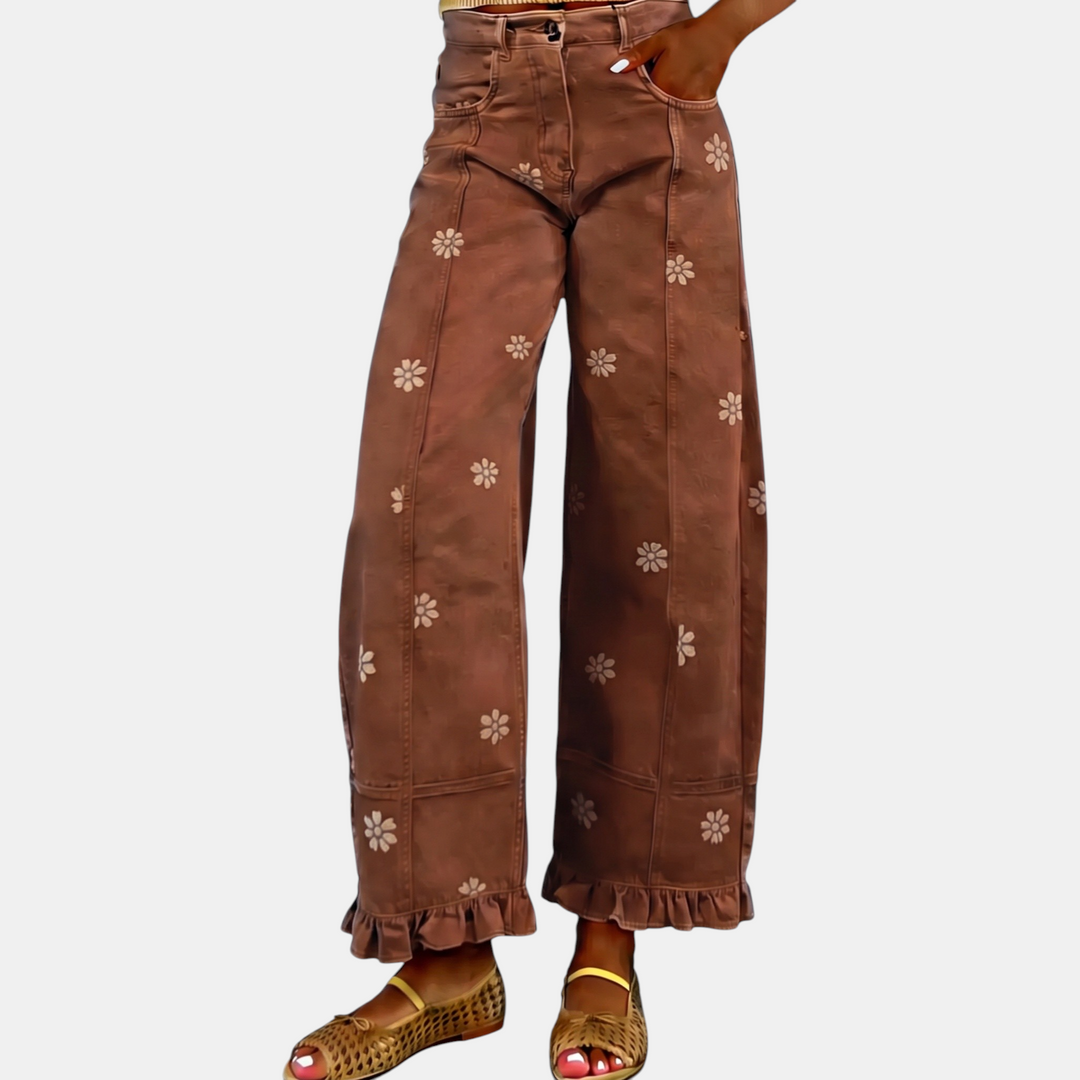 Brown Floral