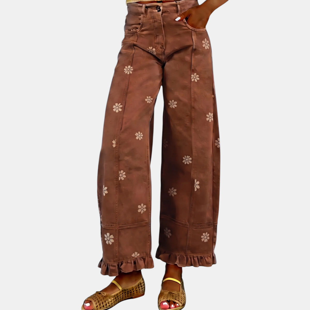 Brown Floral