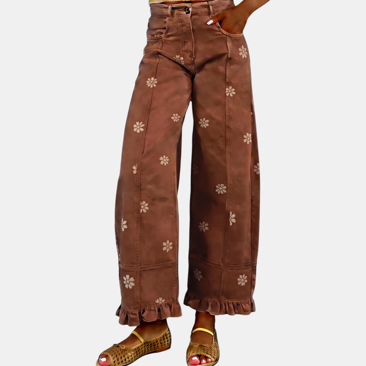 Brown Floral