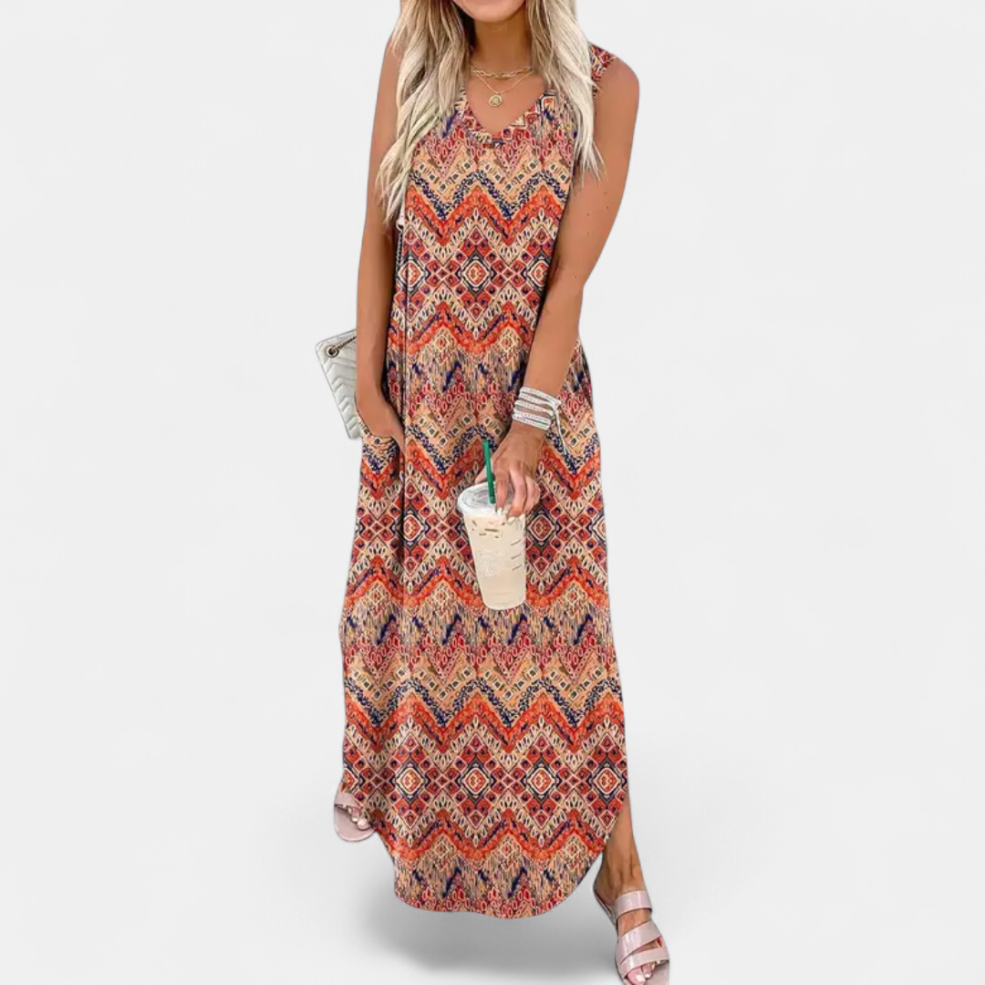 TALLULAH | Breezy Boho Floral Maxi Dress