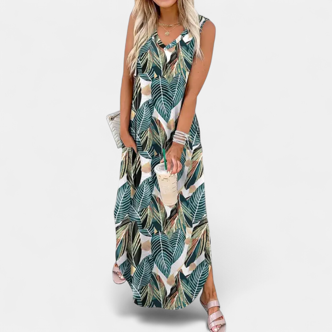 TALLULAH | Breezy Boho Floral Maxi Dress