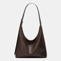 Women's Slouchy Shoulder Bag, Faux Leather Adjustable Strap