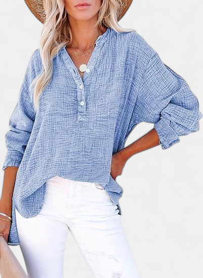 AYLA | Casual V-Neck Blouse
