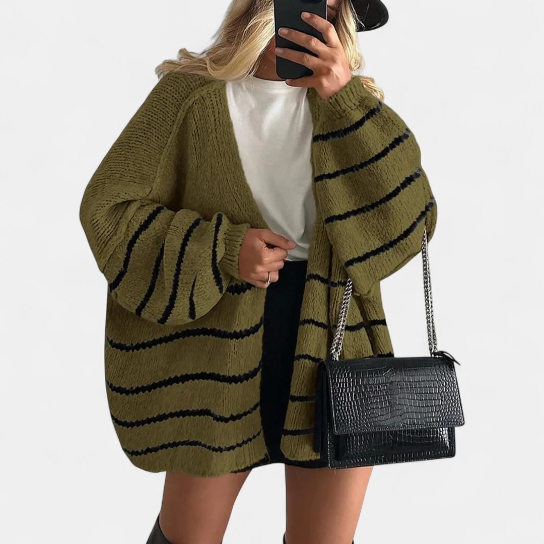 FRANNIE™ – Cozy Relaxed-Fit Knit Cardigan
