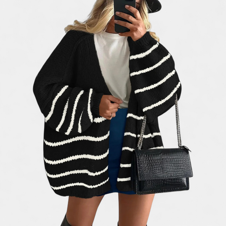 FRANNIE™ – Cozy Relaxed-Fit Knit Cardigan