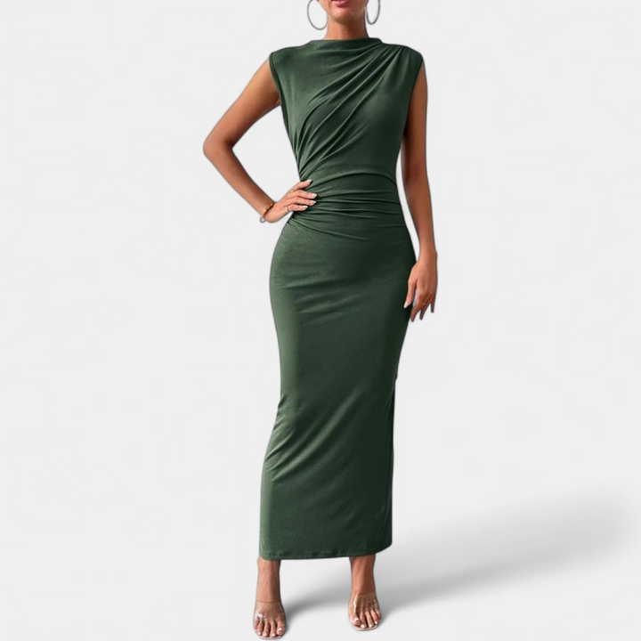 MELODY | Elegant Bodycon Dress with Back Slit for Cocktail Parties