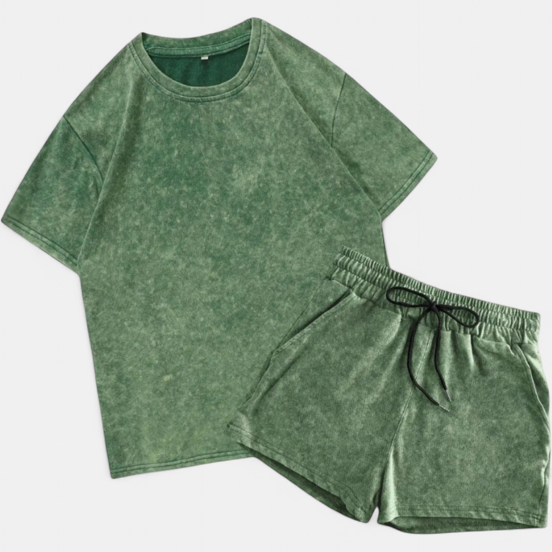 KENDRIX | Relaxed Print Athletic Two-Piece Set