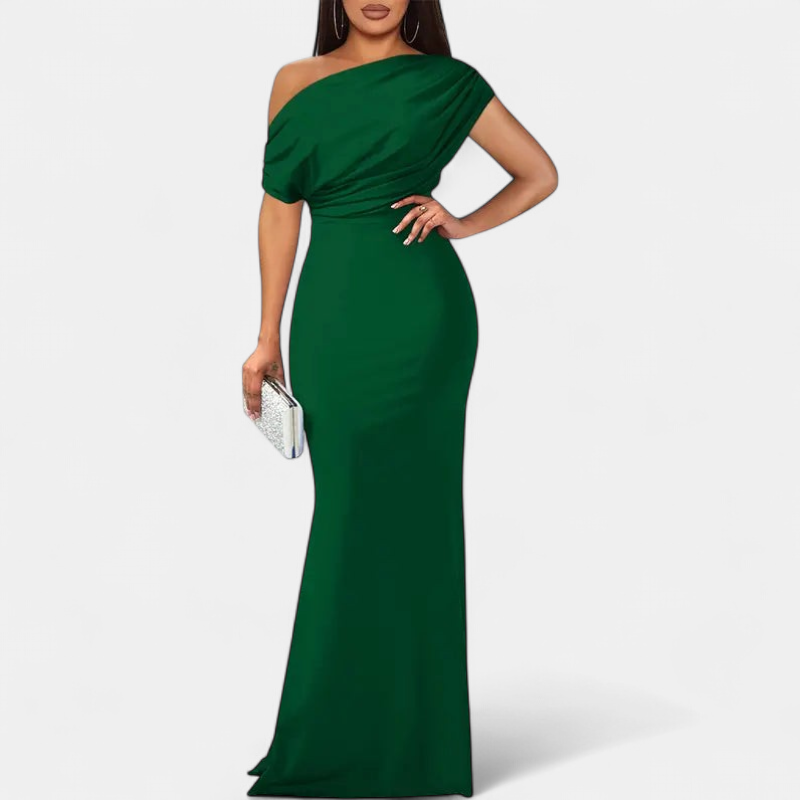 ROSELYN | Elegant Off-Shoulder Bodycon Evening Gown