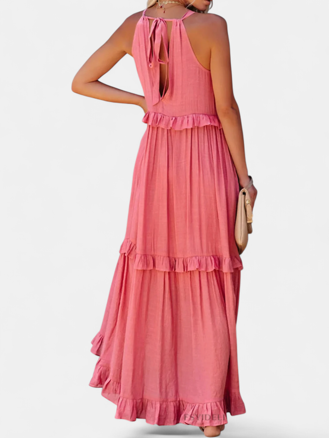 CHERRY | Flow & Flutter Maxi Dress