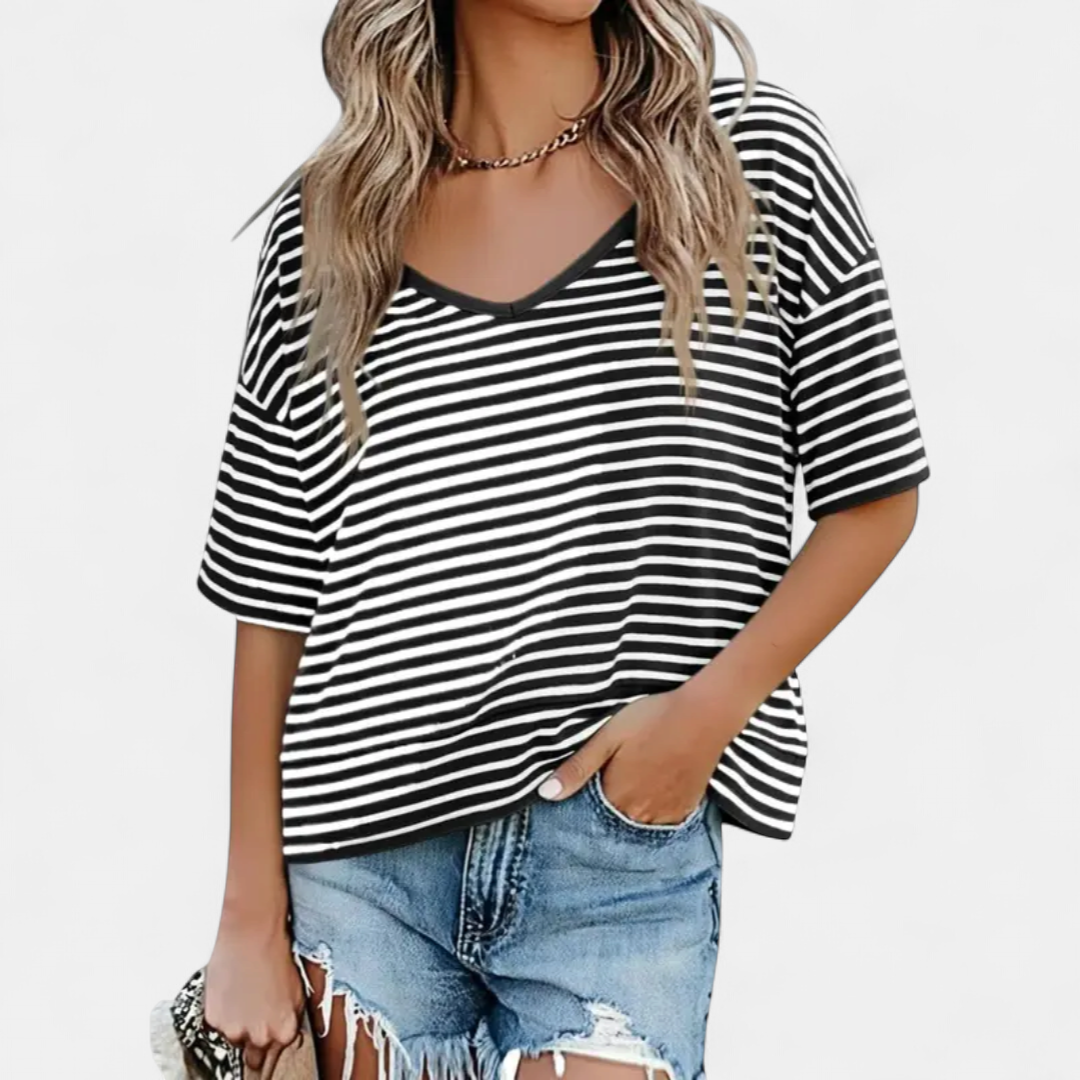 WINONA | Breezy V-Neck Loose Tee