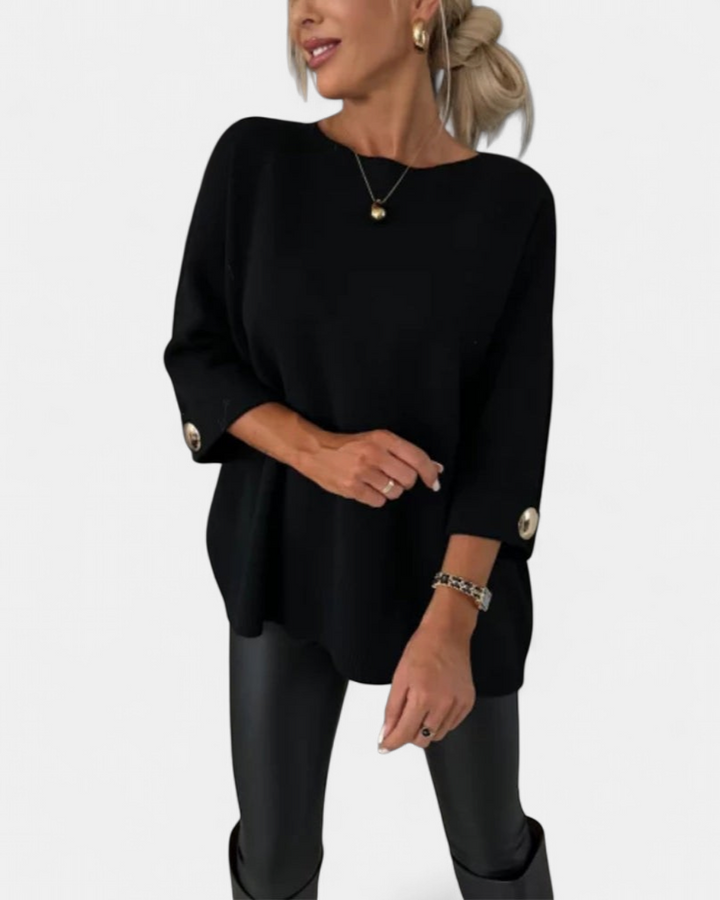 LOTTIE | Cosy Buttoned Pullover