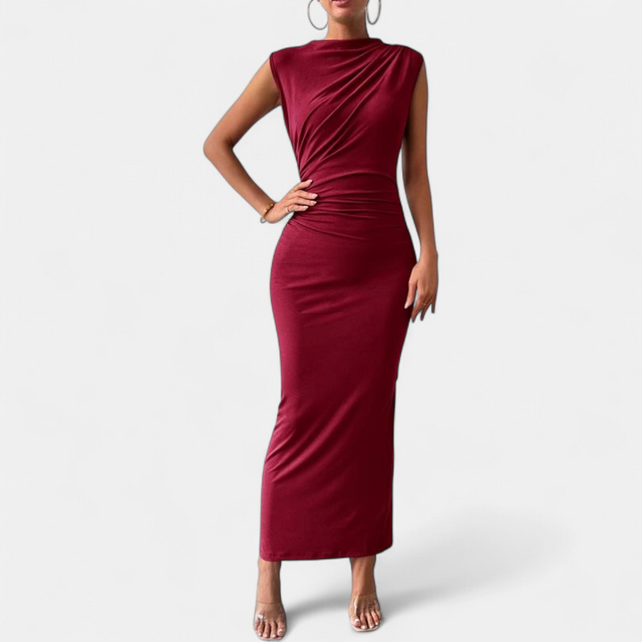 MELODY | Elegant Bodycon Dress with Back Slit for Cocktail Parties