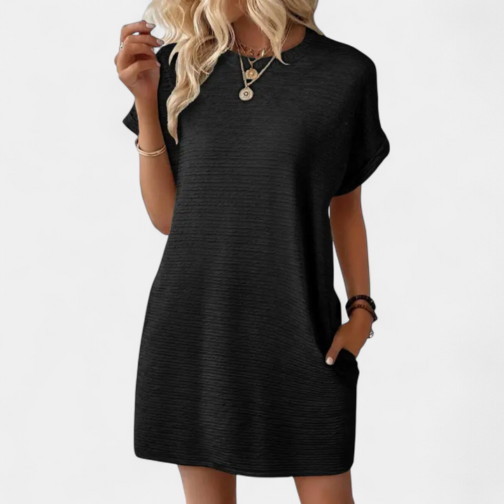 PAVIA | Relaxed Pocket Mini Dress