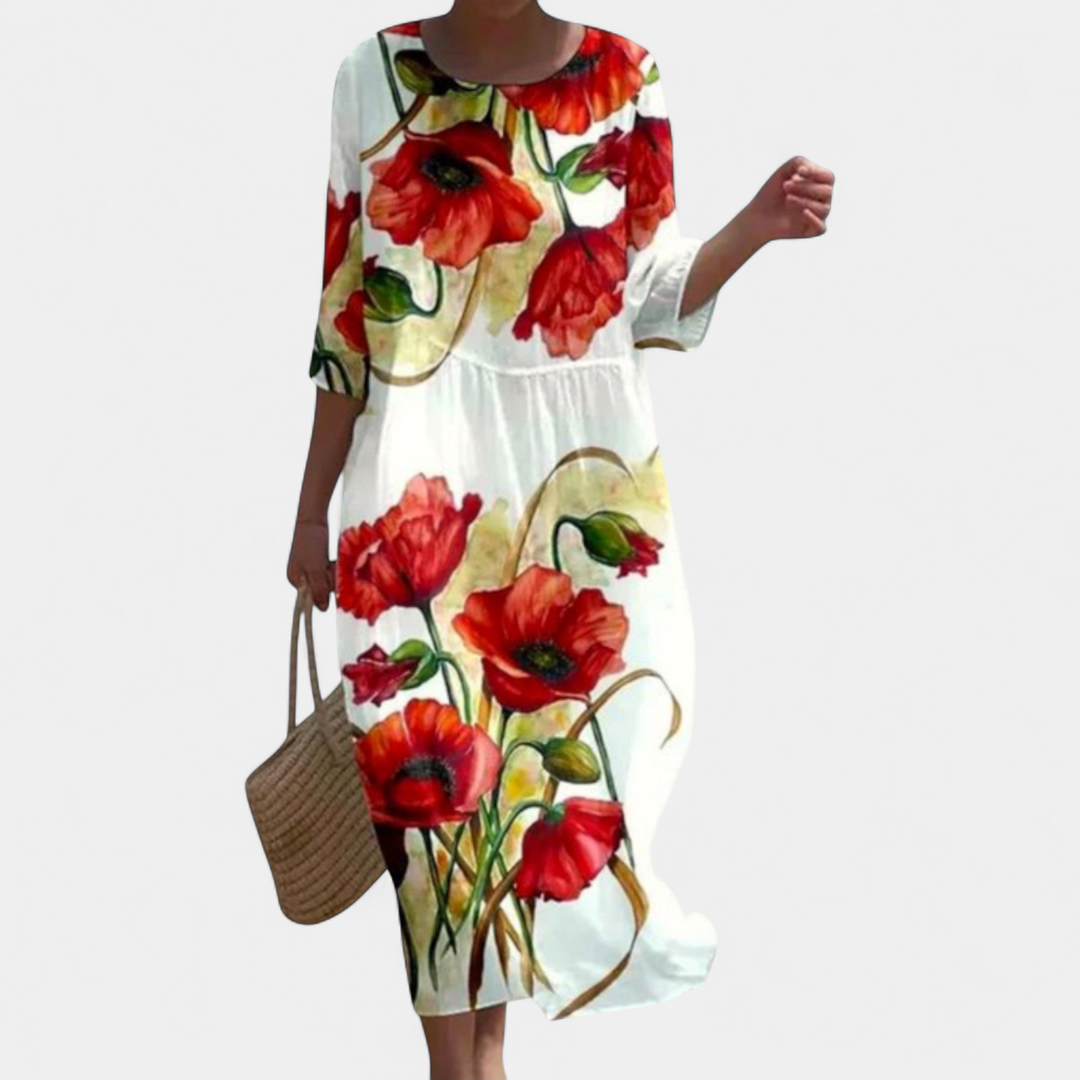 SHAE | Elegant Floral Maxi Dress