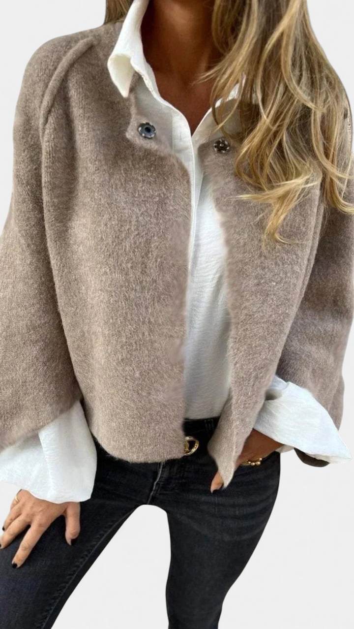 TESS | Modern Wool Cardigan