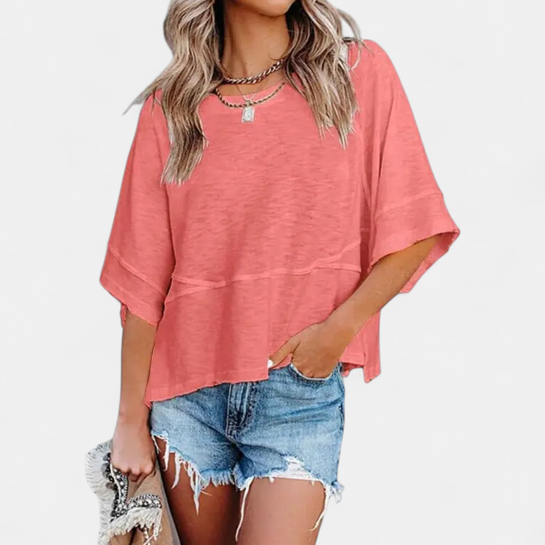 BEXLEY | Relaxed Batwing Sleeve T-Shirt
