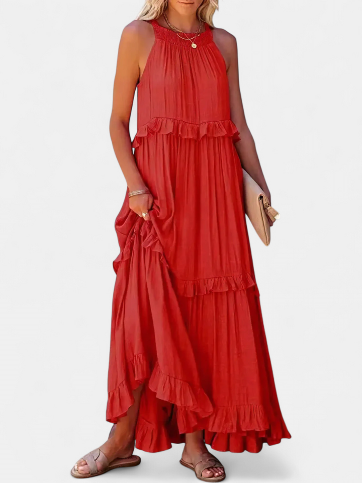 CHERRY | Flow & Flutter Maxi Dress
