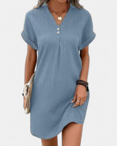 CHLOE | Classic V-Neck Dress